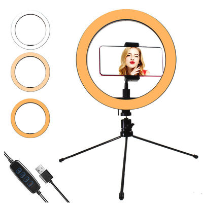 6,3-calowy Selfie Led Circle Light Stojak z możliwością przyciemniania do wideo na YouTube